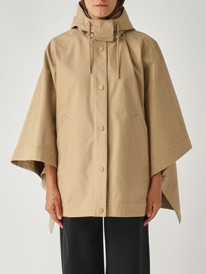 Boa women's jacket in waterproof cotton gabardine Light Beige MM Max Mara