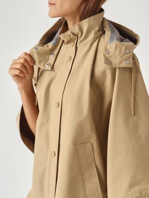 5. Veste pour femme Boa en gabardine de coton imperméable Beige Clair MM Max Mara 2526736017600