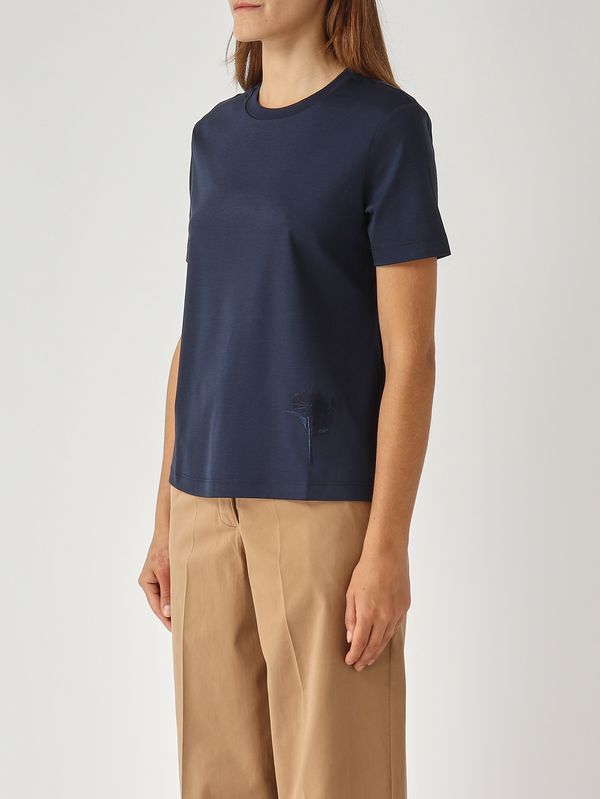 3. Camiseta de mujer cómoda de modal y algodón Azul marino MM Max Mara 2526946027600