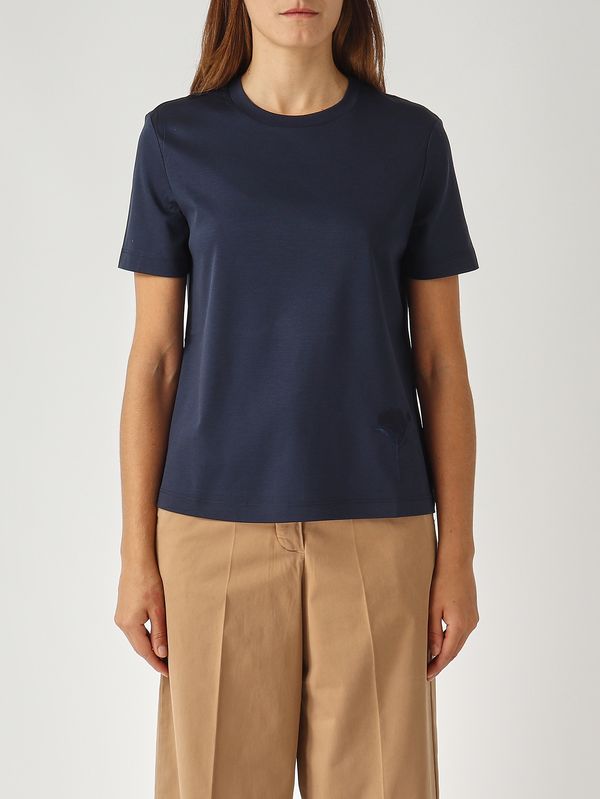 1. Camiseta de mujer cómoda de modal y algodón Azul marino MM Max Mara 2526946027600