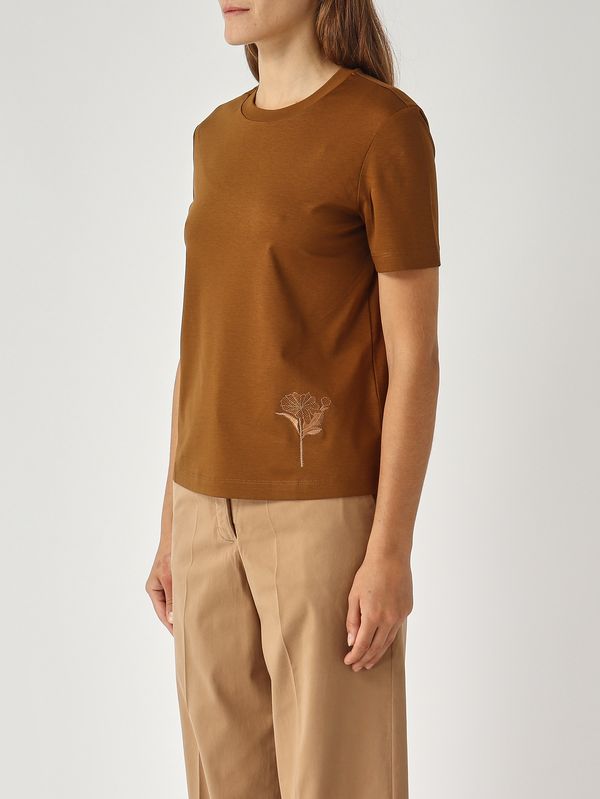 3. Camiseta de mujer cómoda de modal y algodón Tabaco MM Max Mara 2526946027600