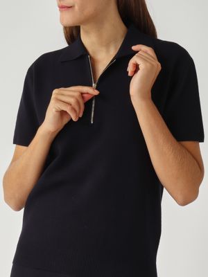 5. Pull femme Teti en mélange de viscose Bleu Foncé Max Mara Studio 2526366021600