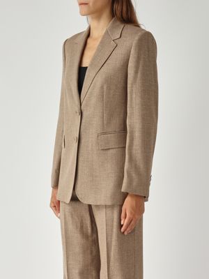 3. Hodeida Damenblazer aus Wolle-Leinen-Gemisch Seil Max Mara Studio 2526046071600