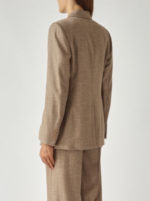 4. Hodeida Damenblazer aus Wolle-Leinen-Gemisch Seil Max Mara Studio 2526046071600