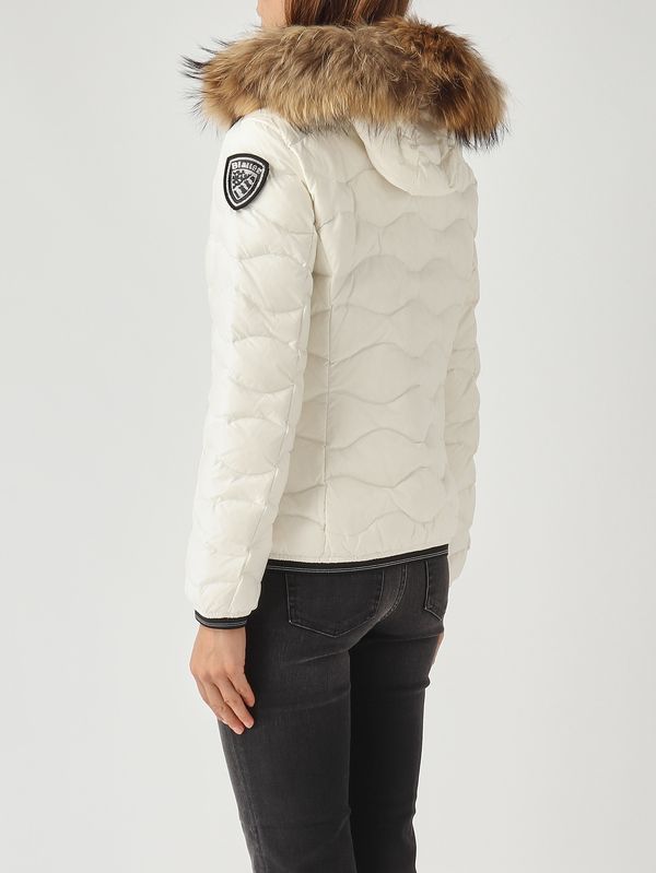 4. Piumino donna Aldie in nylon Bianco Ottico Blauer 25wbldc03096006047