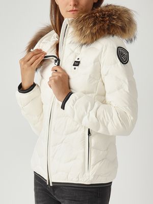 5. Piumino donna Aldie in nylon Bianco Ottico
