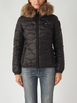 Aldie women's down jacket in nylon Black Blauer