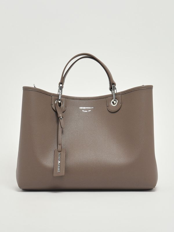 1. MyEA Damentasche aus genarbtem Lederimitat Taupe Emporio Armani ew000360af12036
