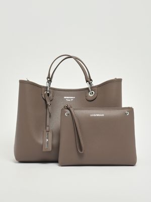 4. MyEA Damentasche aus genarbtem Lederimitat Taupe Emporio Armani ew000360af12036