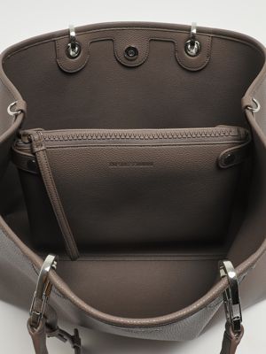 5. MyEA Damentasche aus genarbtem Lederimitat Taupe Emporio Armani ew000360af12036