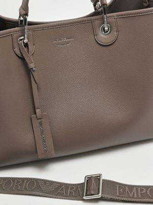 6. MyEA Damentasche aus genarbtem Lederimitat Taupe Emporio Armani ew000360af12036