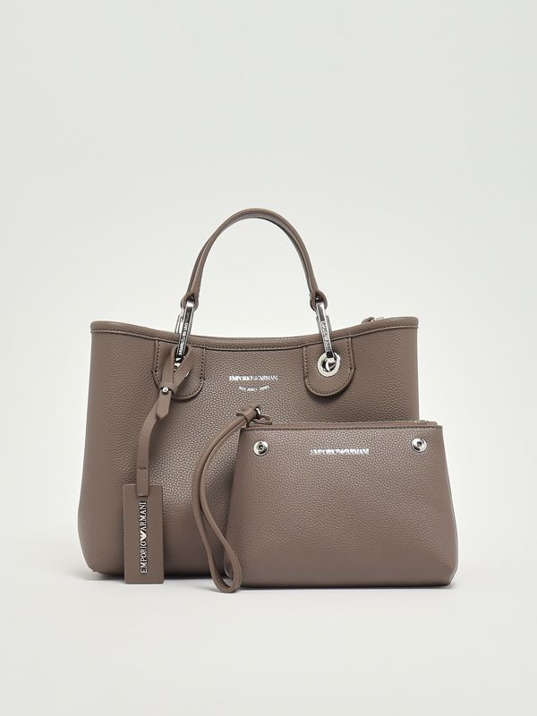 5. MyEA faux grained leather bag for women Taupe Emporio Armani ew000361af12036