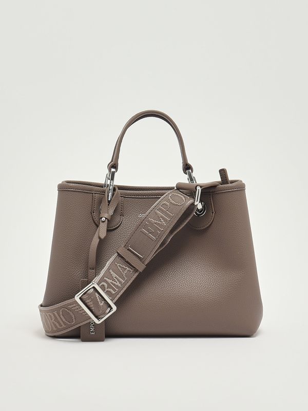 4. MyEA faux grained leather bag for women Taupe Emporio Armani ew000361af12036