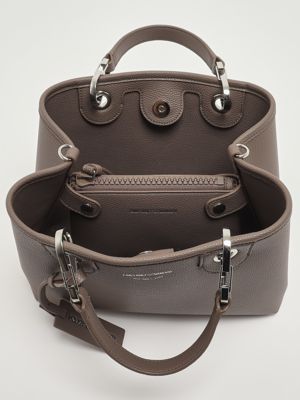 6. MyEA Damentasche aus genarbtem Lederimitat Taupe Emporio Armani ew000361af12036