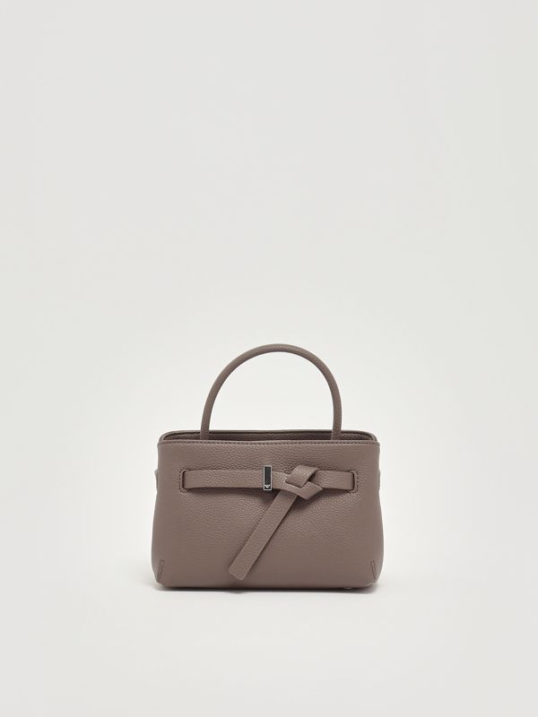 1. Imitation grained leather bag for women Taupe Emporio Armani ew002911af19437