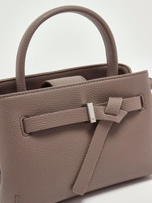 5. Imitation grained leather bag for women Taupe Emporio Armani ew002911af19437