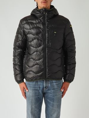 Doudoune Wave en nylon pour homme Noir Blauer
