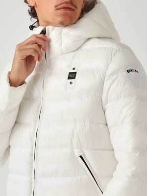 5. Giacca uomo Adams in nylon micro rip Bianco-Beige Blauer 25wbluc02079005958