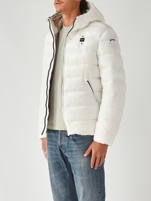 3. Giacca uomo Adams in nylon micro rip Bianco-Beige Blauer 25wbluc02079005958