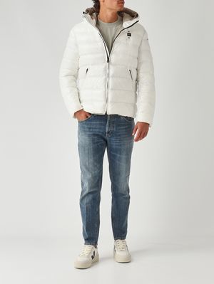 2. Giacca uomo Adams in nylon micro rip Bianco-Beige Blauer 25wbluc02079005958