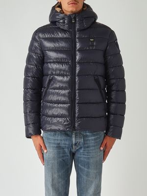 Veste Adams en nylon micro rip pour homme Bleu-Tabac Blauer