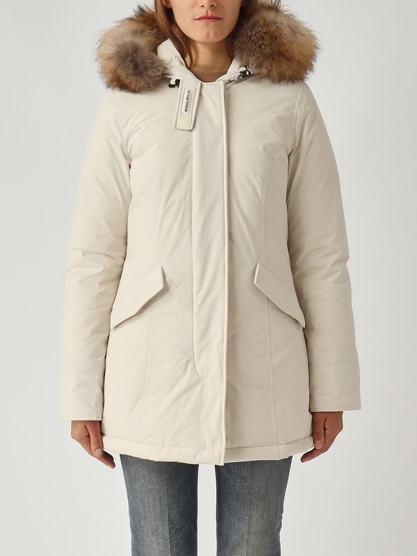 1. Women's Luxury Arctic Parka in Urban Touch Water-repellent Milk Woolrich cfwwou0652frut3128