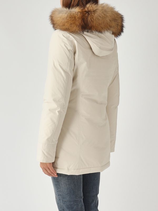 4. Women's Luxury Arctic Parka in Urban Touch Water-repellent Milk Woolrich cfwwou0652frut3128