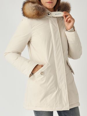 5. Women's Luxury Arctic Parka in Urban Touch Water-repellent Milk