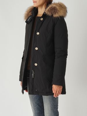 3. Parka femme Luxury Arctic en Urban Touch hydrofuge Noir Woolrich cfwwou0652frut3128