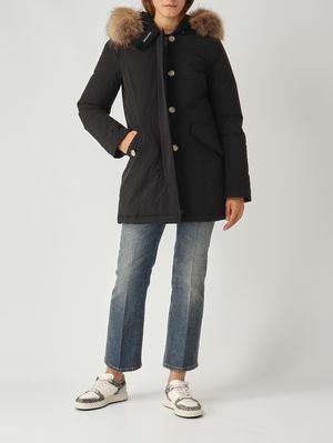 2. Parka femme Luxury Arctic en Urban Touch hydrofuge Noir Woolrich cfwwou0652frut3128