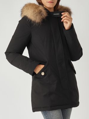 5. Parka femme Luxury Arctic en Urban Touch hydrofuge Noir Woolrich cfwwou0652frut3128
