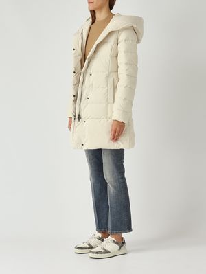 3. Piumino donna Puffy Prescott in tessuto impermeabile Milk Woolrich cfwwou0685frut3128