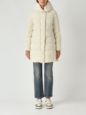 Veste pour femme Puffy Prescott en tissu imperméable Lait Woolrich