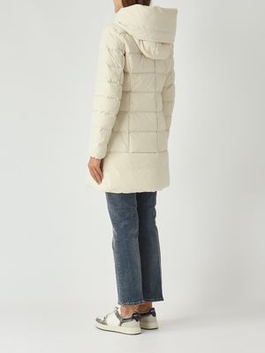4. Piumino donna Puffy Prescott in tessuto impermeabile Milk Woolrich cfwwou0685frut3128