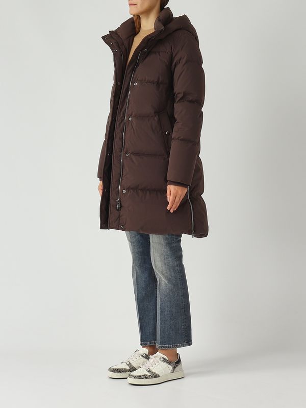 3. Piumino donna Kelly in nylon stretch Marrone Woolrich cfwwou2088frut1148