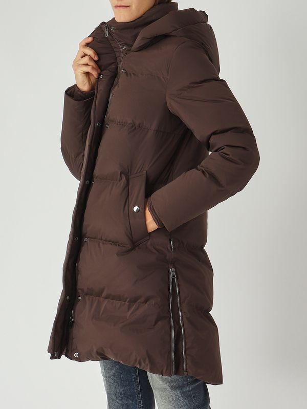 5. Piumino donna Kelly in nylon stretch Marrone Woolrich cfwwou2088frut1148