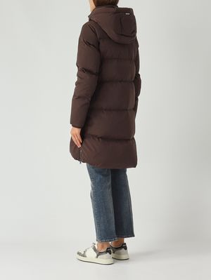 4. Piumino donna Kelly in nylon stretch Marrone