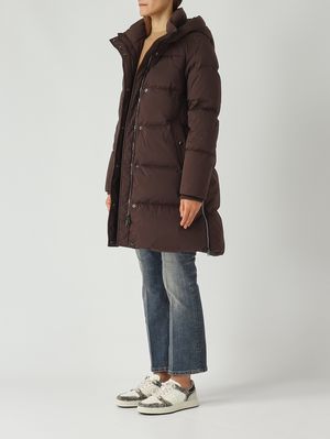 3. Piumino donna Kelly in nylon stretch Marrone