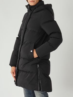 5. Piumino donna Kelly in nylon stretch Nero Woolrich cfwwou2088frut1148