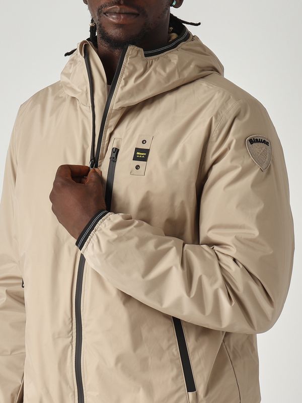 5. Devon stretch nylon jacket for men Beige Blauer 25wbluc11083007110