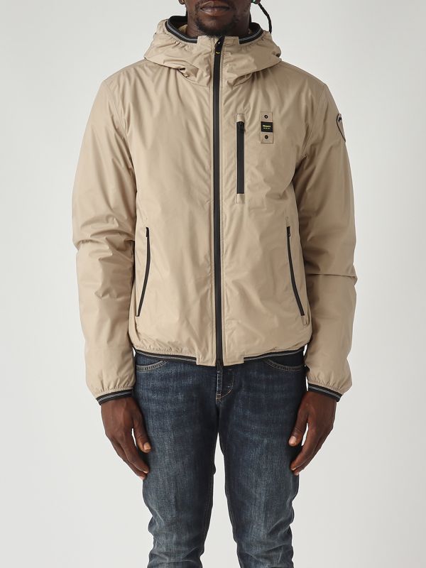 1. Devon stretch nylon jacket for men Beige Blauer 25wbluc11083007110