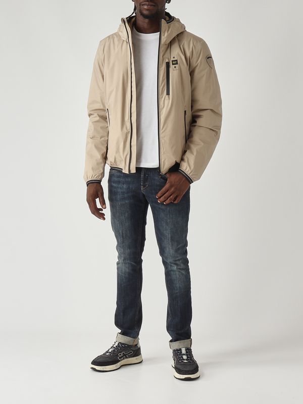 2. Devon stretch nylon jacket for men Beige Blauer 25wbluc11083007110
