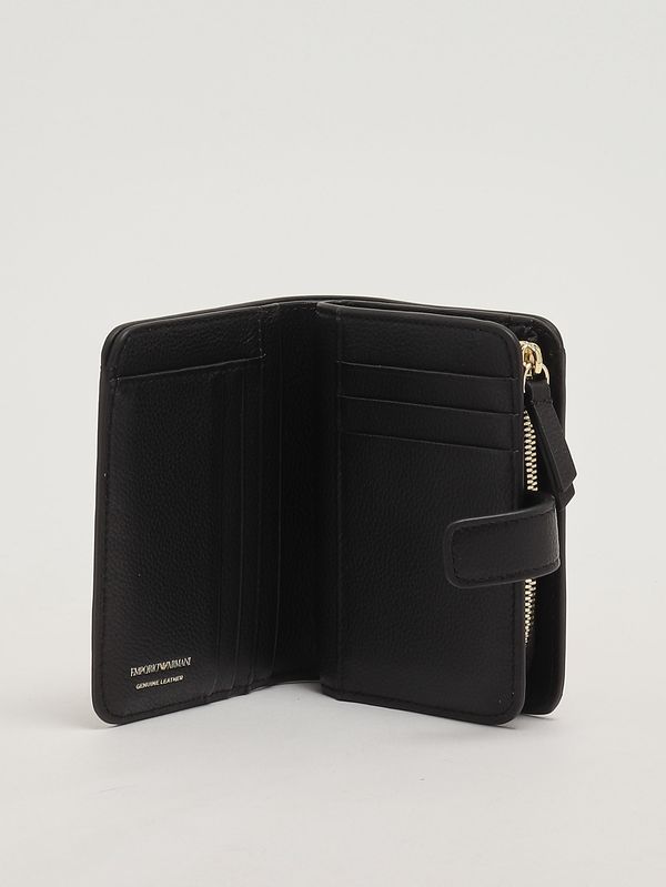 3. Cartera de mujer de piel Negro Emporio Armani ew003034af19568