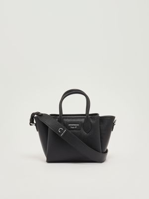 3. Sac en faux cuir grainé pour femme Noir-Taupe Emporio Armani ew002328af17799