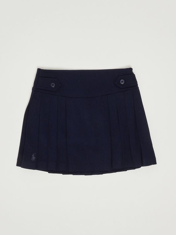 1. Stretch viscose skirt for girls Navy blue Polo Ralph Lauren 312749584
