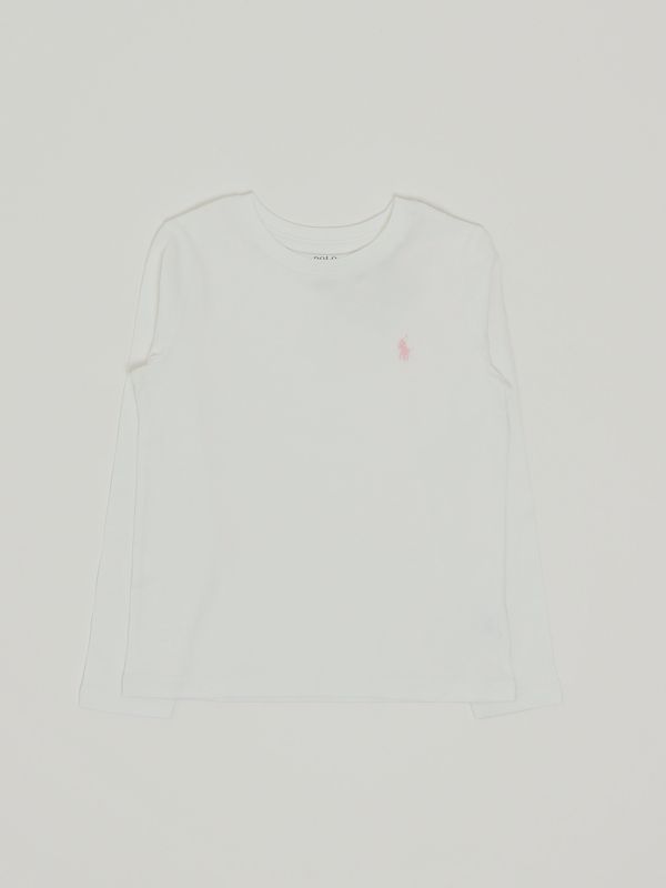 1. Cotton T-shirt for girls White Polo Ralph Lauren 312841122