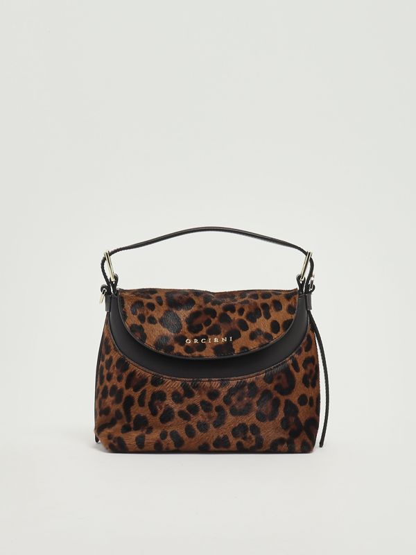 Sac Nana Leo Small en cuir de poulain pour femme b02175leo Léopard