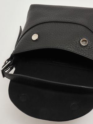 5. Damentasche Nana Small Soft aus Leder Schwarz Orciani b02175sof