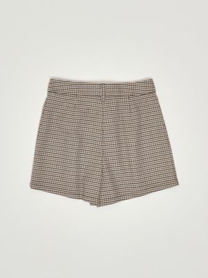 2. Pantaloncino bambina in viscosa Marrone-Oro Twinset 252gj2103