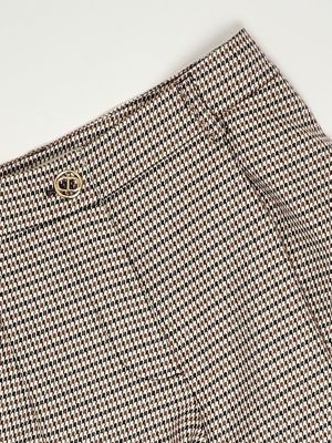 3. Pantaloncino bambina in viscosa Marrone-Oro Twinset 252gj2103